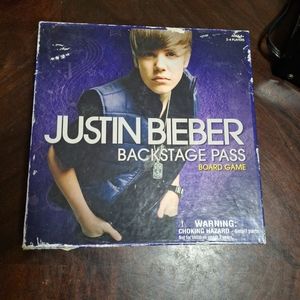 Justin Bieber Backstage Pass Board Game